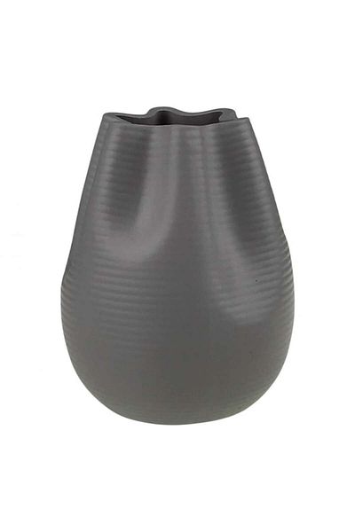 Blusmart Ceramic Vase with Stripes, 13x17 cm, M4