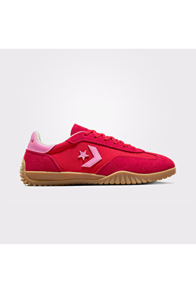 Converse Run Star Trainer Unisex Kırmızı Süet Sneaker