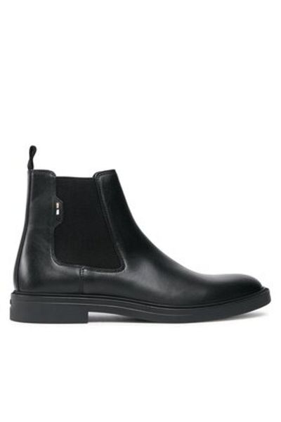 BOSS Ghete Chelsea negre pentru bărbați HUGO BOSS-50503255 CALEV_CHEB_LT 10251919 01 001