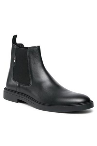 BOSS Ghete Chelsea negre pentru bărbați HUGO BOSS-50503255 CALEV_CHEB_LT 10251919 01 001