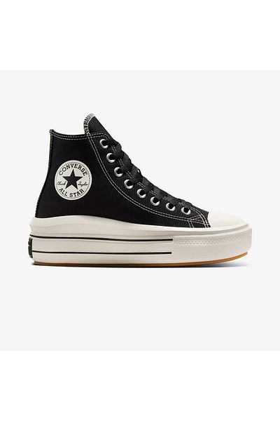 converse Chuck Taylor All Star Move Pantofi casual negri pentru femei Pantofi Ls pentru femei A12585c