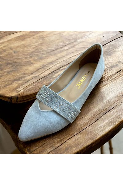 Major Butik Women's Suede Ballerina Shoes