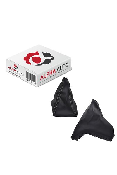 ALPHA AUTO PART Gear and handbrake boot for opel astra h - yellow