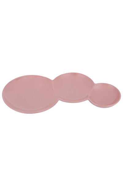 Generic Al Saif Gallery Porcelain Plate, 25X12X2 Cm - Pink