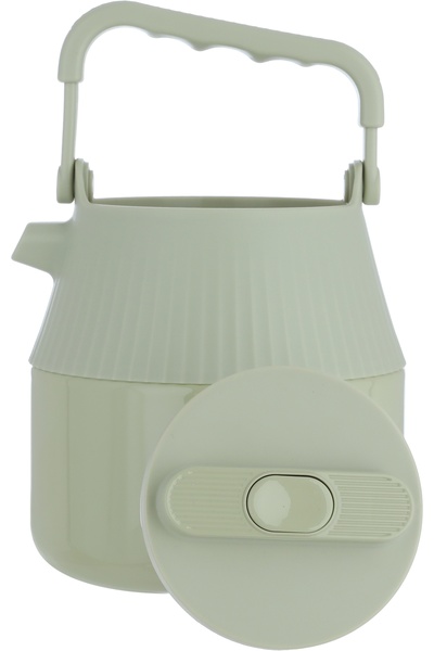 Alsaif Gallery Reema Steel Saif Gallery Thermos, 1 Liter - Willow Green