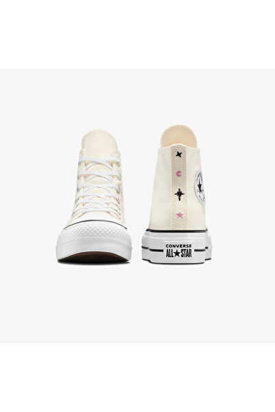 Converse Chuck Taylor All Star Lift Platform Celestial Kadın Krem Sneaker