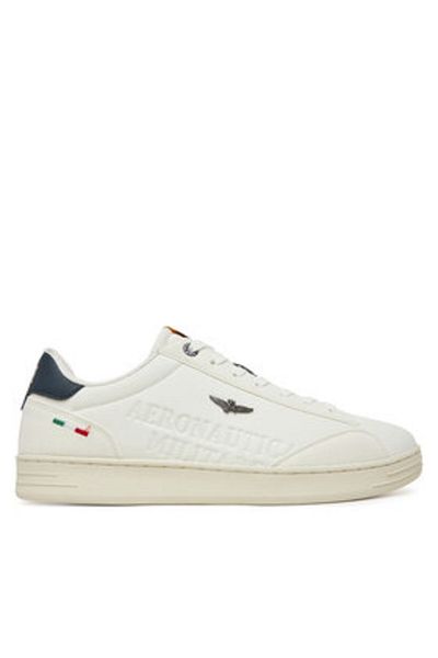 Aeronautica Militare Teniși bărbați albi AERONAUTICA MILITARE-251SC306CT3385 73062 OFF WHITE
