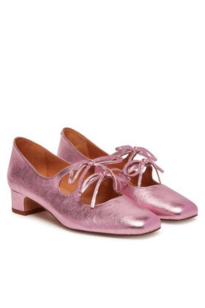 Balagan Women's Half-shoes pink BALAGAN-GRETA METALLIC PINK PUMP