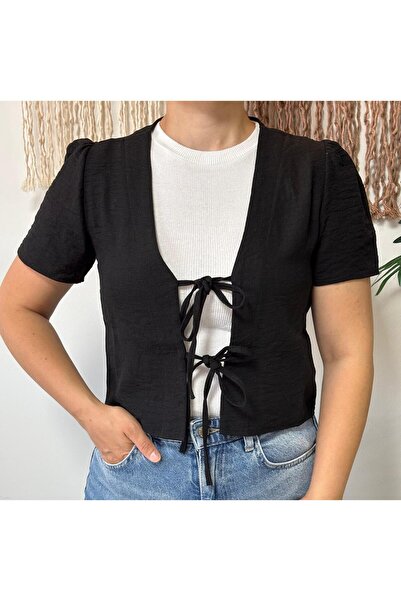 Bigdart Kadın Kısa Kol Crop Bluz