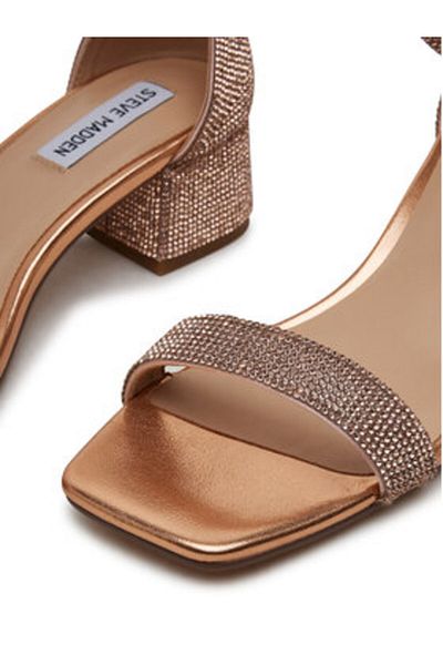 Steve Madden Women's Sandals pink STEVE MADDEN-SM11003580 6RB ROSE GOLD BSH