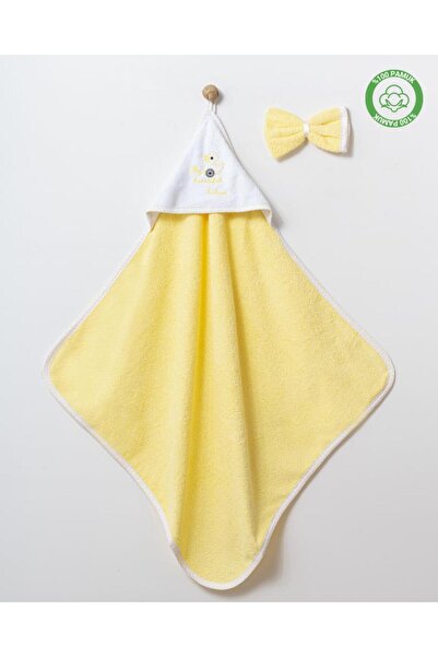 ankibaby %100 Pamuk Ördekli Silgi Havlu - Banyo Lifi Hediyelidir!