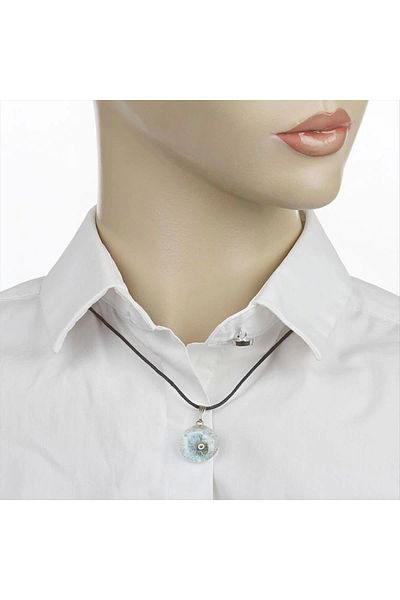 Modafiks قلادة زجاجية على شكل عين الشر