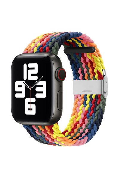 SKYDDAR INNOVATION Strap for Apple Watch (42/44/45/49mm), Adjustable, Premium, W032 - Colorful Pink
