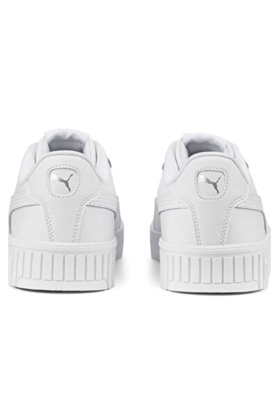 Puma Carina 2.0 Kadın Spor Ayakkabı 385849-02 White-White-Silver
