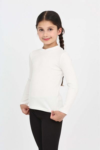 Toontoy Girl's School Turtleneck T-Shirt