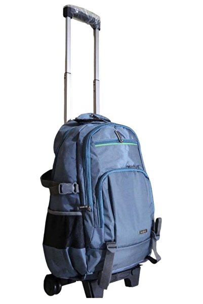 MASTER PACK Lux Çekçekli Tekerlekli , Dağcı Seyahat Laptop Bölmeli , Sırt Çantası