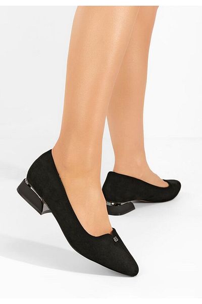 B T Shoes Pantofi cu toc mic Tillie negri