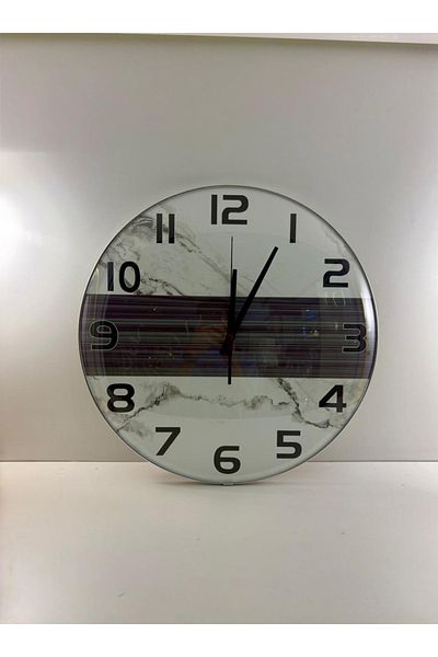 DEC14 Wall clock with a distinctive and modern design, diameter 40 cm.