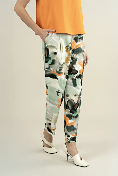 IDYL Patterned Carrot Pants
