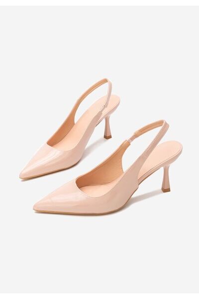 B T Shoes Pantofi slingback Laurina nude