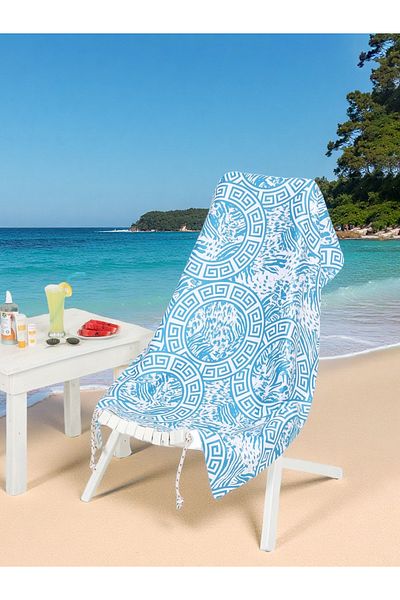 AİRYCOT Beach Towel Turquoise Set of 2