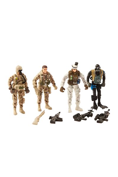 Chap Mei Soldier Force Special Tim Rescue Team Set of 4 Soldier Figures