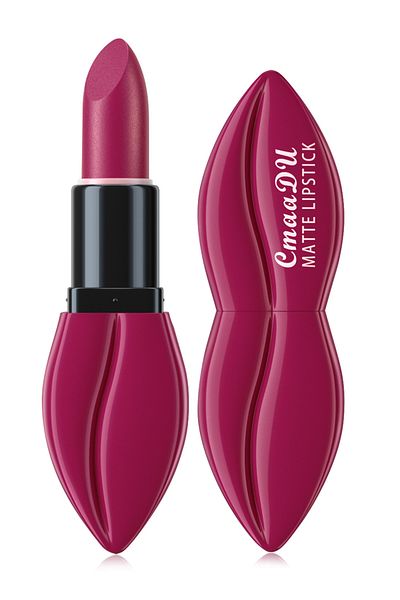 cmaadu Lipstick Matte Velvet Long Lasting Waterproof Unique Weightless Lip Makeup for Women 1 Pcs