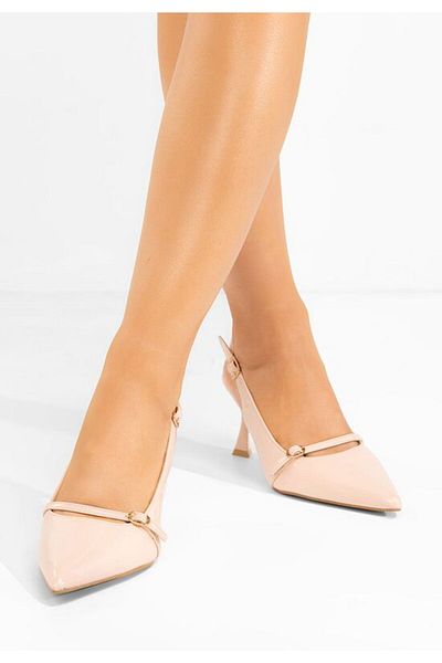 B T Shoes Slingback Pearlie bej