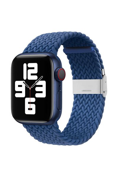 SKYDDAR INNOVATION Curea pentru Apple Watch (42/44/45/49mm), reglabilă, Premium, W032 - Albastru marin