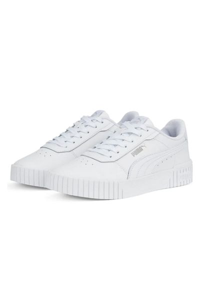 Puma Carina 2.0 Women's Sneakers385849-02 White-white-silver