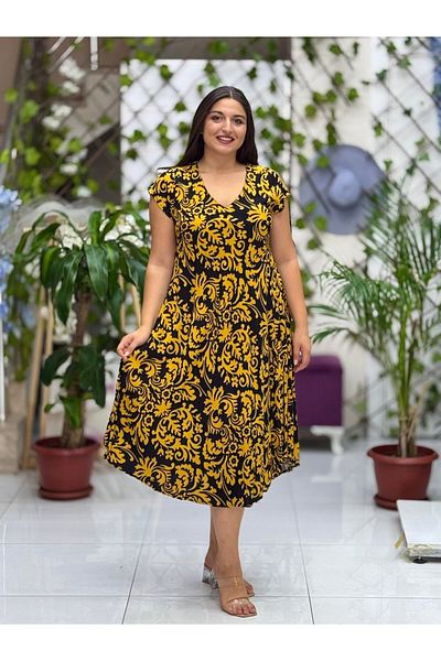 Punta Otantik Pss12233 Viscose Magic Dress