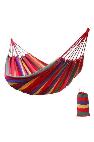 Kring Hammock for garden, multicolor, for one person, with storage bag, 250x80cm