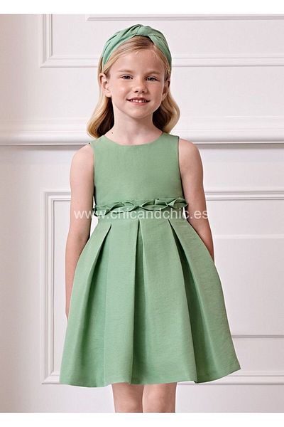 Abel & Lula Girl's Dress - Green