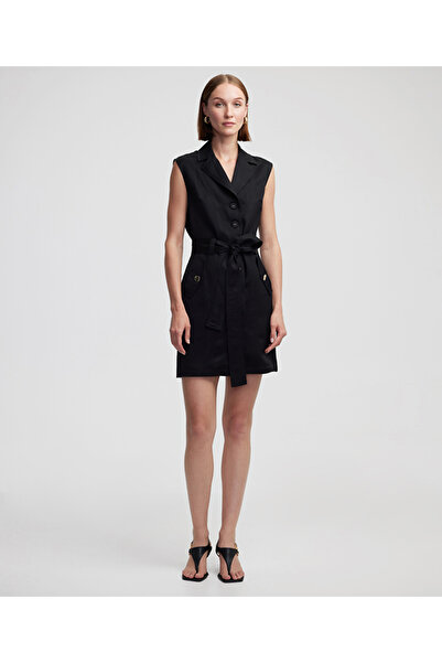 İpekyol Kuşaklı ve cep kapaklı elbise