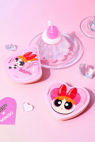 Miniso Powerpuff Girls Lisanslı Makyaj Puf Seti - Blossom