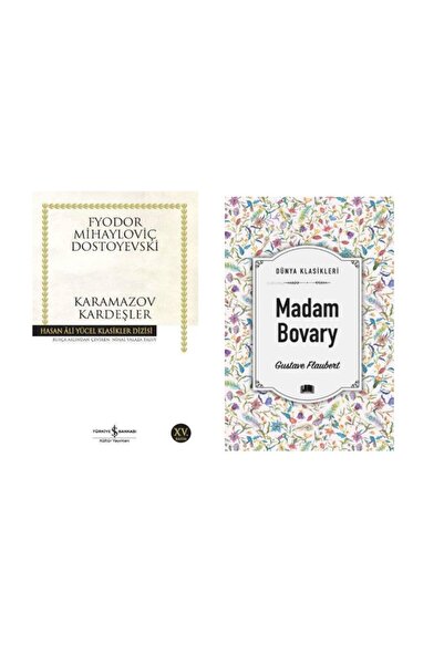 TÜRKİYE İŞ BANKASI KÜLTÜR YAYINLARI karamazov kardesler + madam bovary=2set