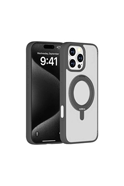 PROTECT غطاء هاتف iPhone 16 Pro Fume | Magsafe | أسود | FMSIP16PBLK