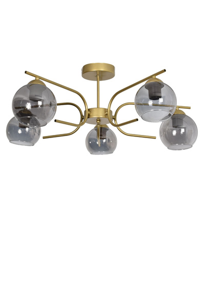 Modavize Aloha Modern Tasarım Salon Yatak Odası Mutfak Eskitme Renk Camlı 5 li Avize