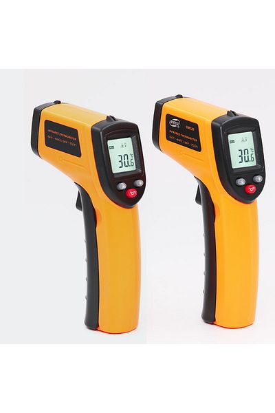 ENA Infrared Thermometer Orange/Black 02