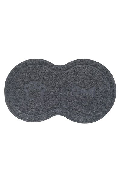 OEM Pet feeding mat for bowls, gray