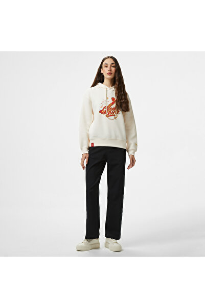 Anta CNY Good Luck Kadın Beyaz Hoodie