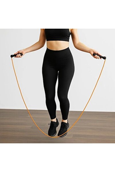 OEM Coardă de sărit portocalie cu mânere negre 2,75 m