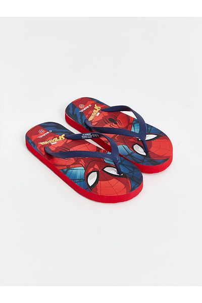 LC Waikiki Mixed Spider-Man Printed Boys' Beach Slippers