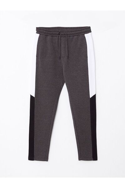 LC Waikiki Anthracite Slim Fit Men's Thick Sweatpants