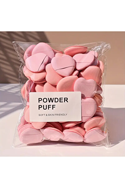 choice2 20 قطعة من إسفنجة بودرة الأصابع على شكل قلب، أداة مكياج خالية من اللا...