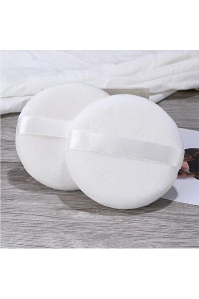 choice2 2 إسفنجة توزيع المكياج المعدنية السائبة باللون الأبيض بحجم كبير جدًا من Body Power Puff