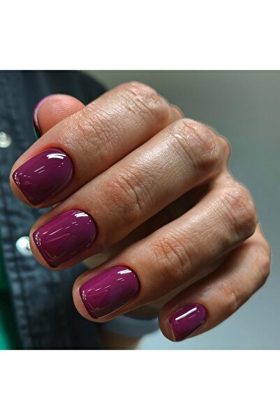 Choice XY-40-84-HY 24p أظافر صناعية قصيرة بلون واحد بتصميم بسيط وأنيق مع تغطي...