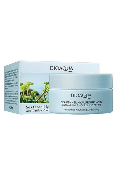 Bioaqua Crema de fata hidratanta antirid cu acid hialuronic si fenicul de mare 60g