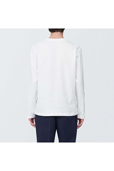 Muji Washed Jersey Crew Neck Long Sleeve T-Shirt