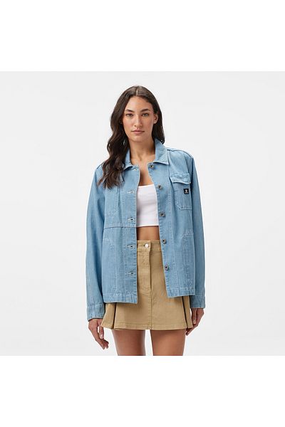 converse 10027976-444 Μπουφάν Converse Denim Work Coat